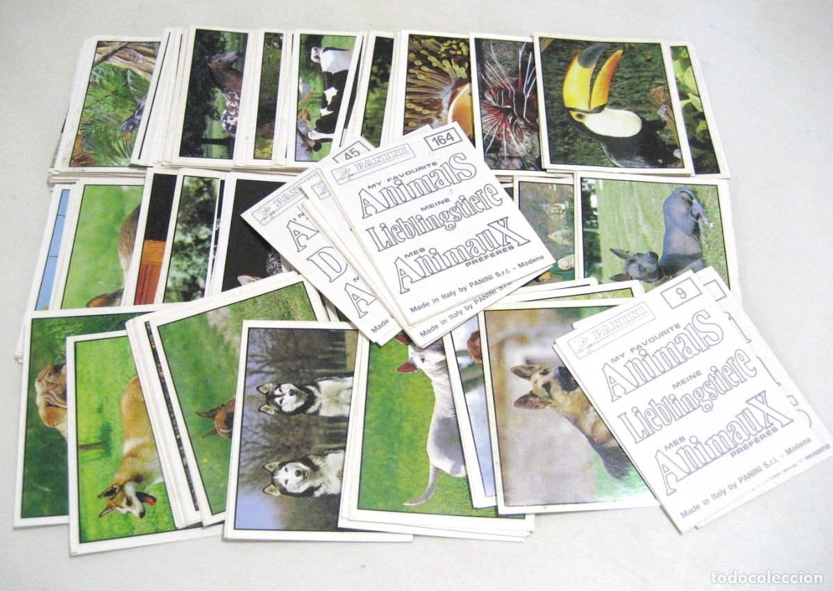 Coleccionismo Cromos antiguos: LOTE DE 166 CROMOS MIS ANIMALES PREFERIDOS. PANINI, 1994.