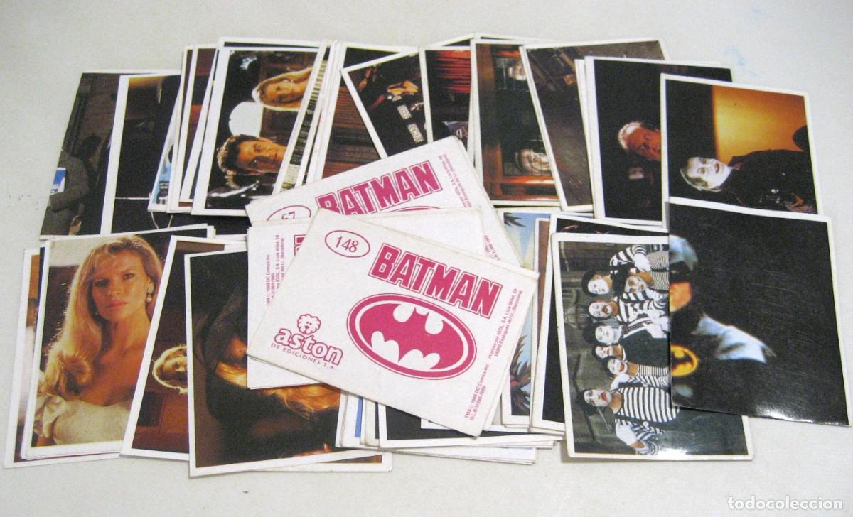 Coleccionismo Cromos antiguos: LOTE DE 60 CROMOS BATMAN. ASTON, 1988.