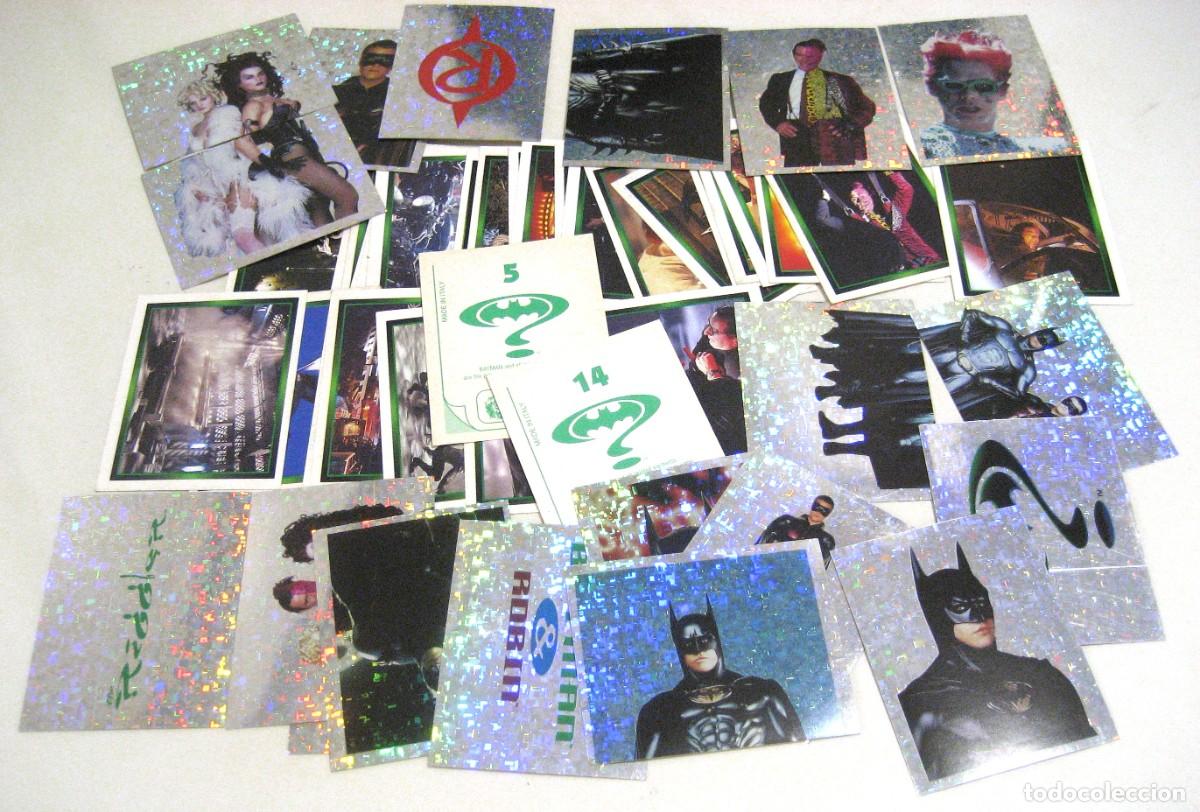 Coleccionismo Cromos antiguos: LOTE DE 55 CROMOS BATMAN. MERL&Iacute;N, 1995.