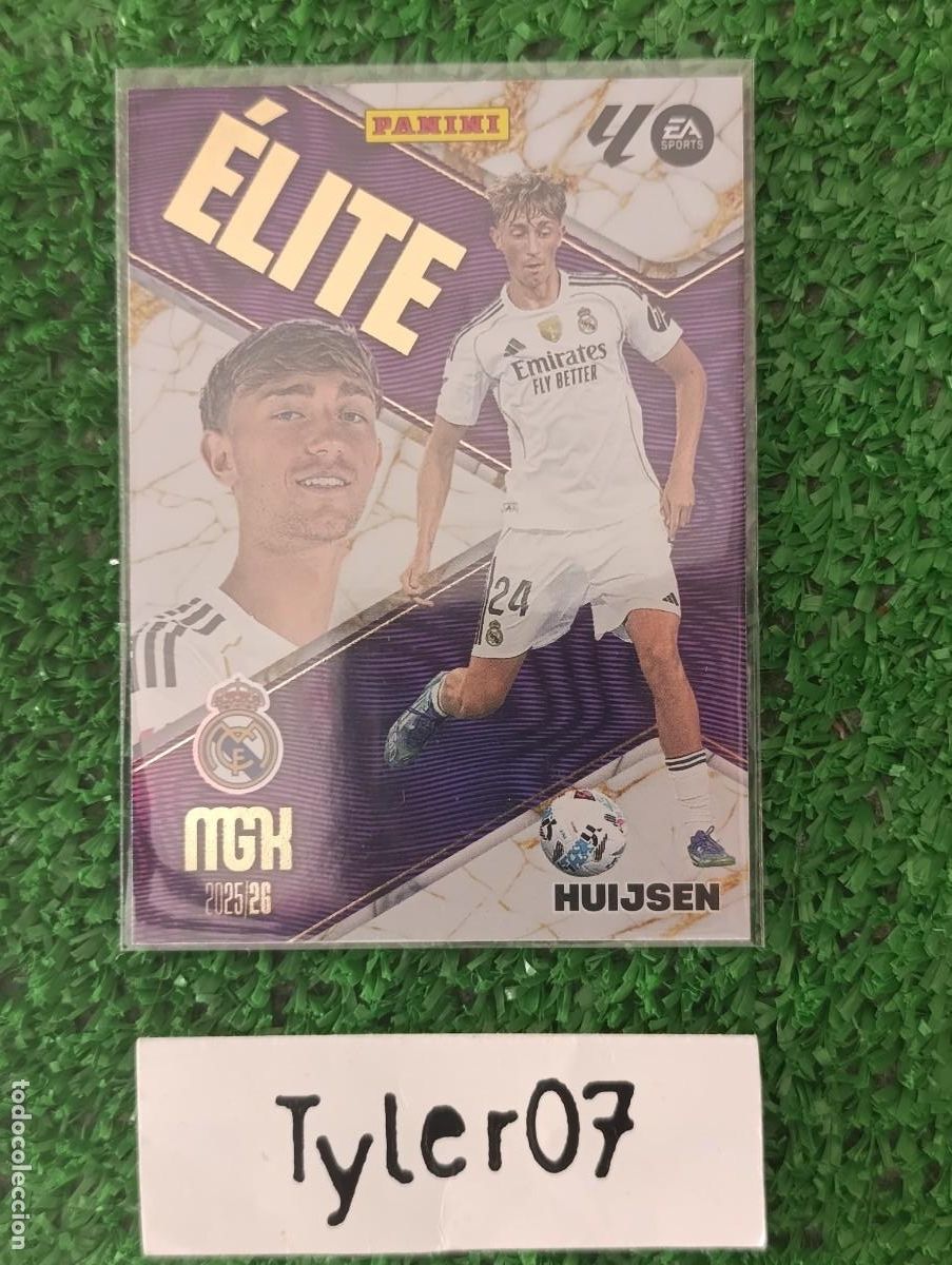 Coleccionismo Cromos antiguos: HUIJSEN REAL MADRID 505 ELITE MEGACRACKS 2025 2026 25 26