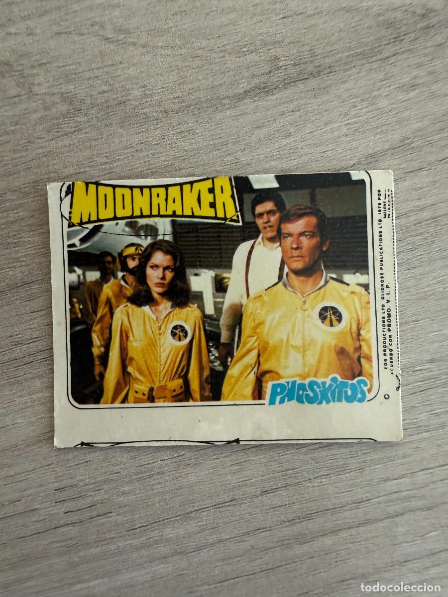 Coleccionismo Cromos antiguos: Cromo Moonraker 007 de Phoskitos