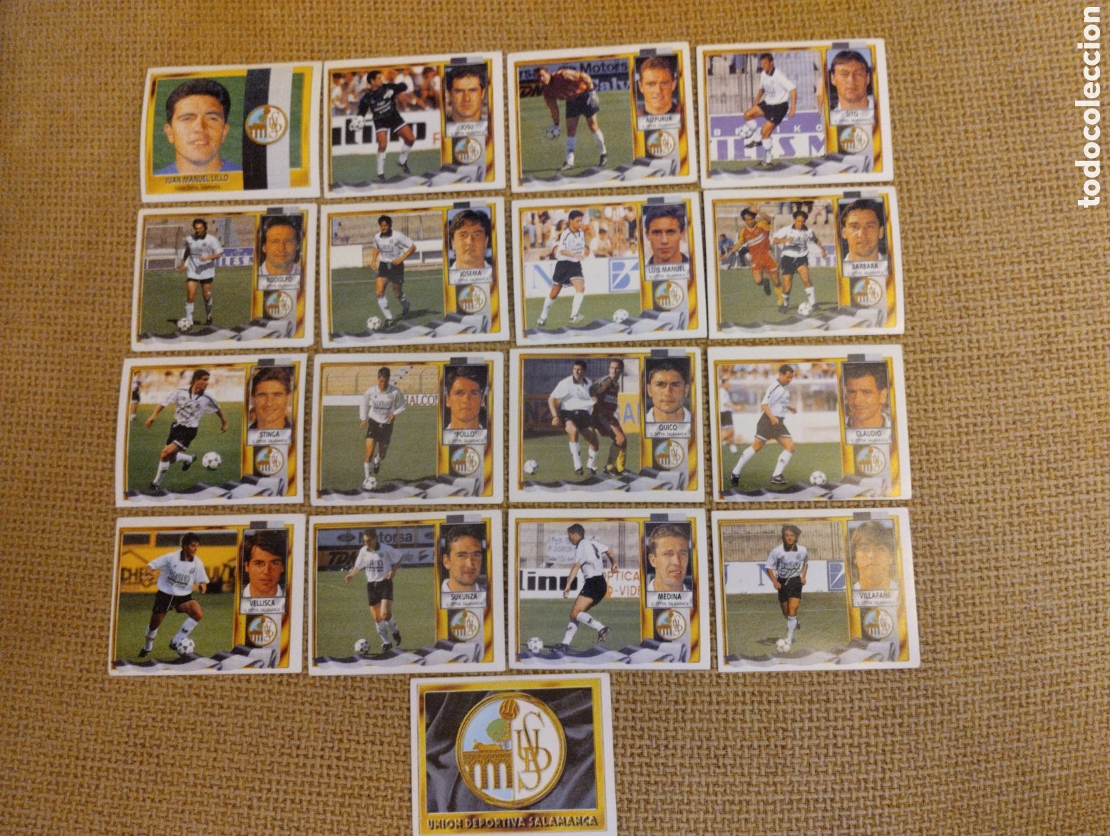 Coleccionismo Cromos antiguos: Lote Cromos Union Deportiva Salamanca 95/96 Este