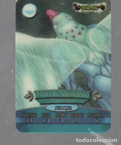 Coleccionismo Cromos antiguos: CROMO DE GORMITI METALLO CARDS N&ordm;101 HALC&Oacute;N SILENCIOSO SERIE ATOMIC