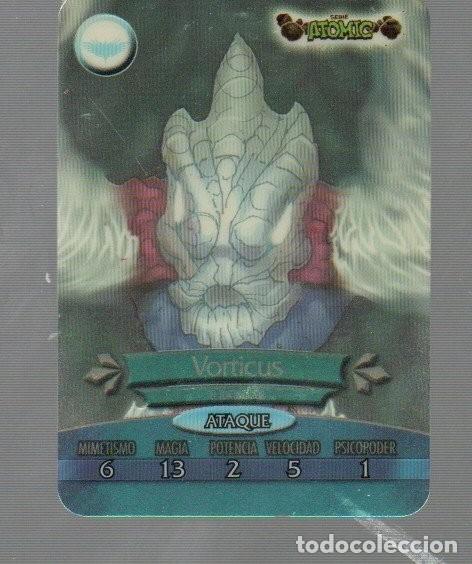 Coleccionismo Cromos antiguos: CROMO DE GORMITI METALLO CARDS N&ordm;105 VORTICUS EL TORTURADOR SERIE ATOMIC