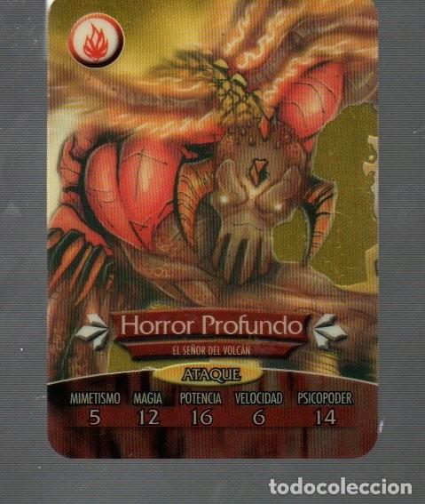 Coleccionismo Cromos antiguos: CROMO DE GORMITI METALLO CARDS N&ordm;106 HORROR PROFUNDO SERIE ATOMIC