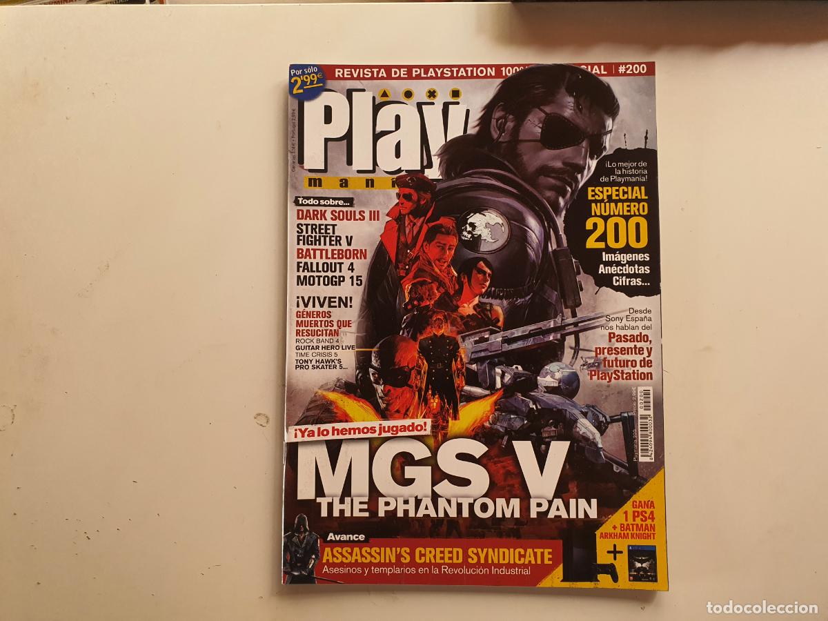 Collectable Antique Stickers: REVISTA - PLAY2 PLAY MANIA - N&ordm; 200 METAL GEAR SOLID