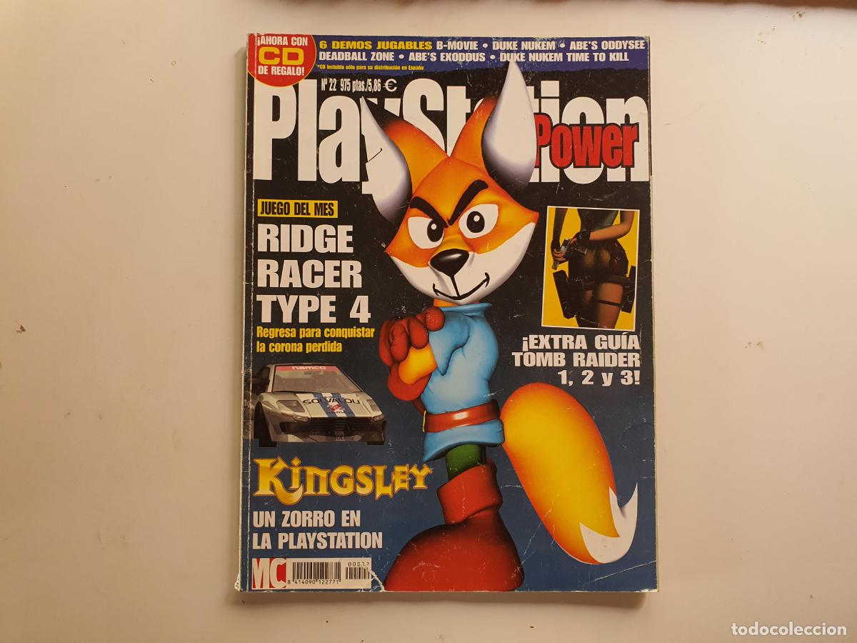 Coleccionismo Cromos antiguos: REVISTA - PLAYSTATION POWER - N&ordm; 22 TOMB RAIDER