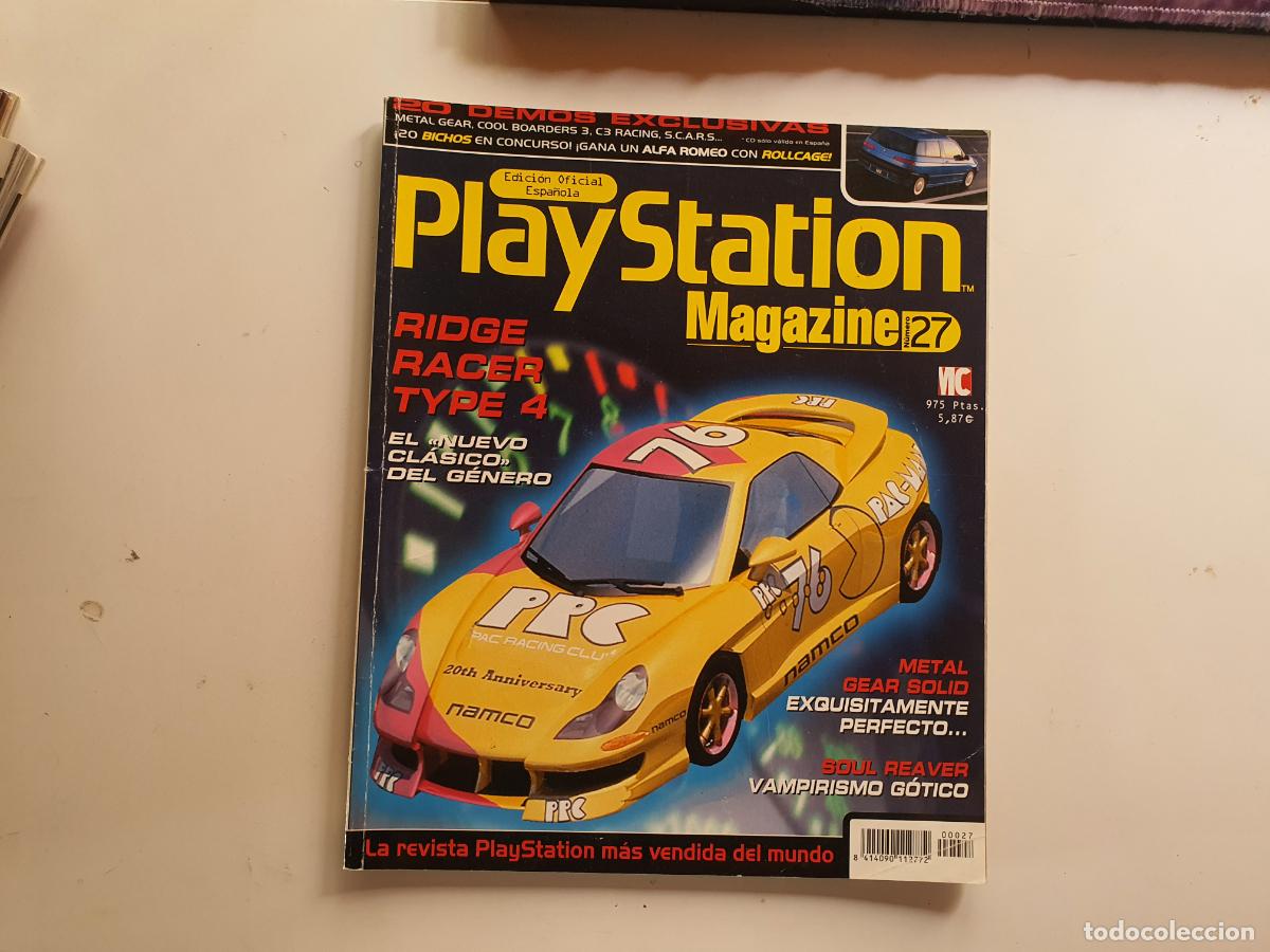 Coleccionismo Cromos antiguos: REVISTA PLAYSTATION OFICIAL MAGAZINE PSX - N&ordm; 27 RIDGE RACER