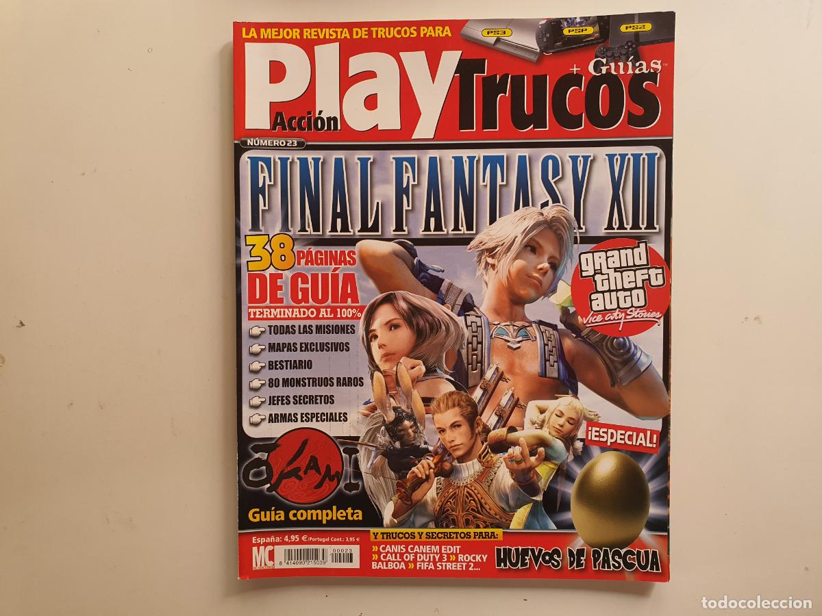 Coleccionismo Cromos antiguos: REVISTA PLAYTRUCOS PLAY TRUCOS PLAYSTATION - N&ordm; 23 FINAL FANTASY XII GTA