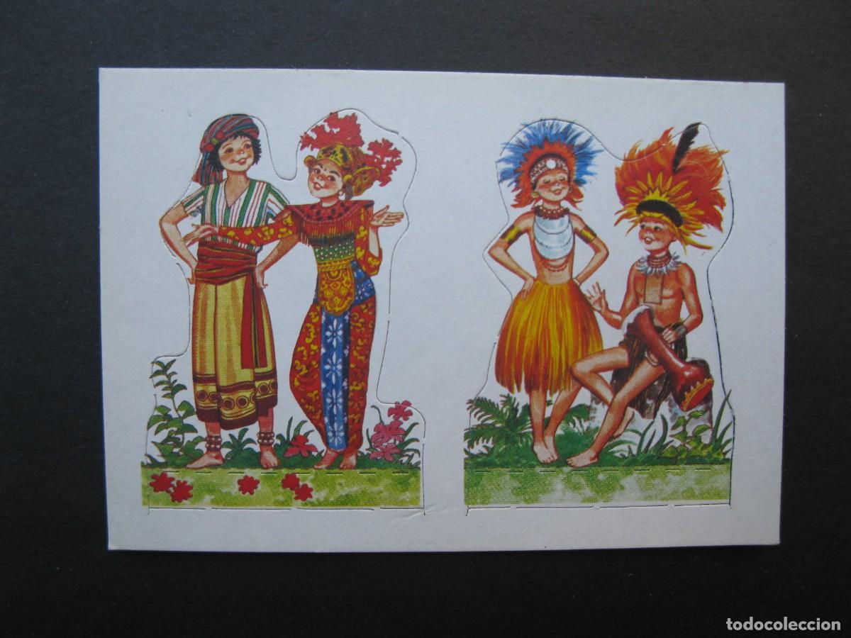 Coleccionismo Cromos antiguos: MIS CASITAS Y SUS HABITANTES - CROMO LETRAS A-V Y A-P - EDICIONES ESTE - NUNCA PEGADO.