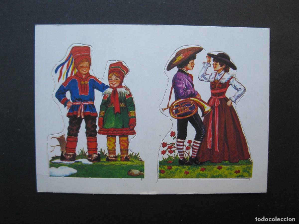 Coleccionismo Cromos antiguos: MIS CASITAS Y SUS HABITANTES - CROMO LETRAS A-A Y A-C - EDICIONES ESTE - NUNCA PEGADO.