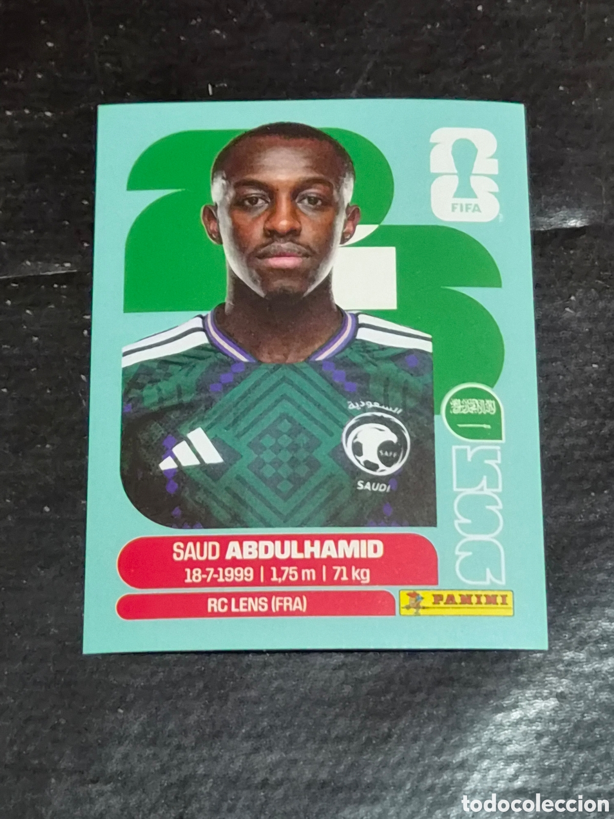 Collectionnisme Cartes &agrave; collectionner anciennes: KSA4 - ABDULHAMID , ARABIA SAUDITA FIFA WORLD CUP 2026