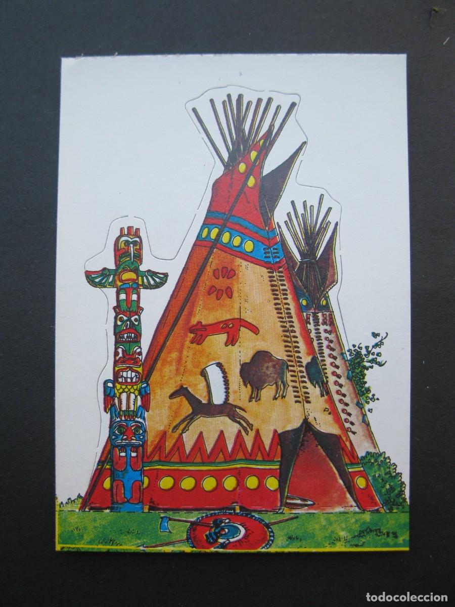 Collezionismo Figurine antiche: MIS CASITAS Y SUS HABITANTES - CROMO N&ordm; 65 - TIPI SIOUX - EDICIONES ESTE - NUNCA PEGADO.