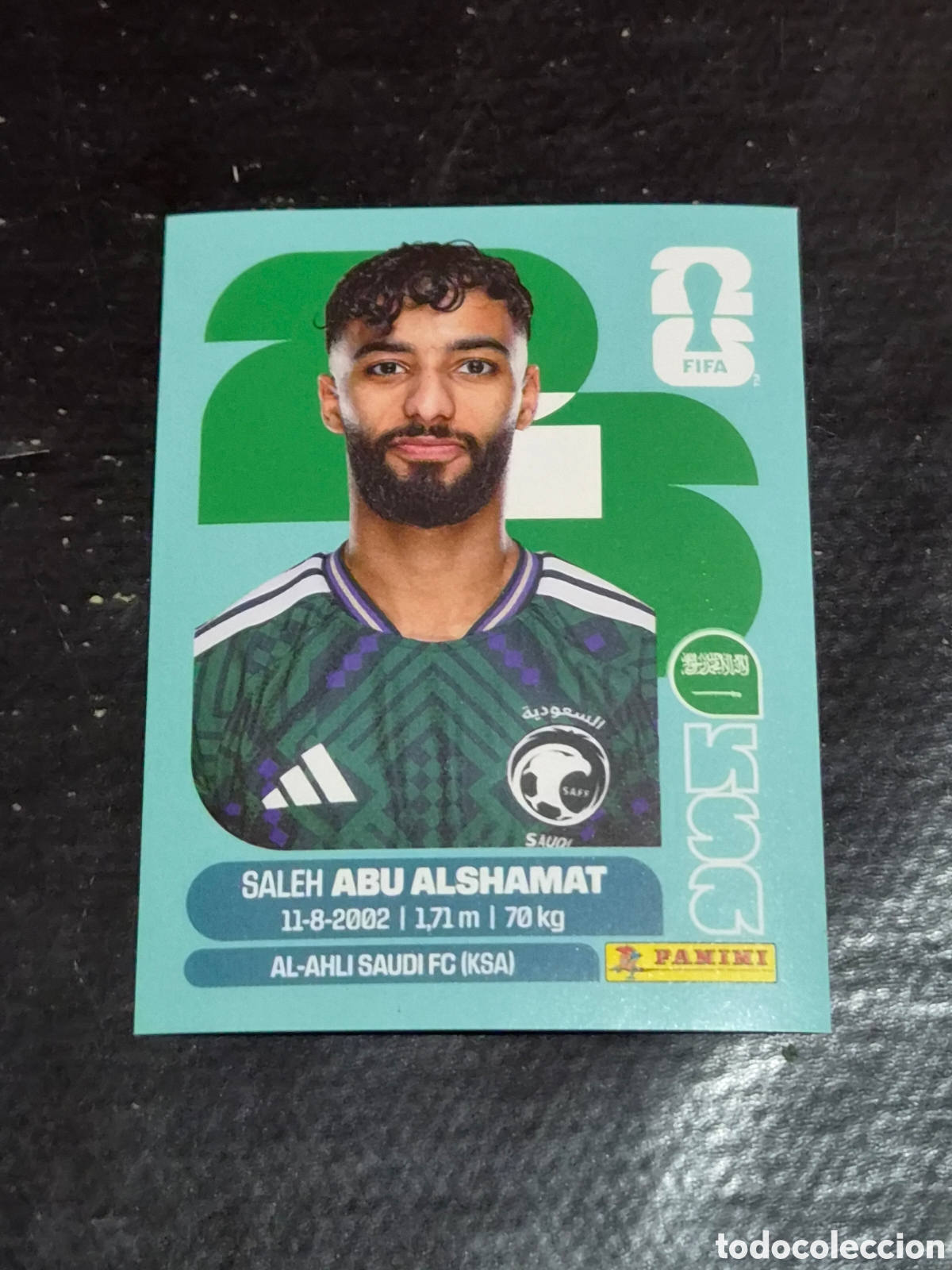 Collezionismo Figurine antiche: KSA14 - ABU ALSHAMAT , ARABIA SAUDITA FIFA WORLD CUP 2026