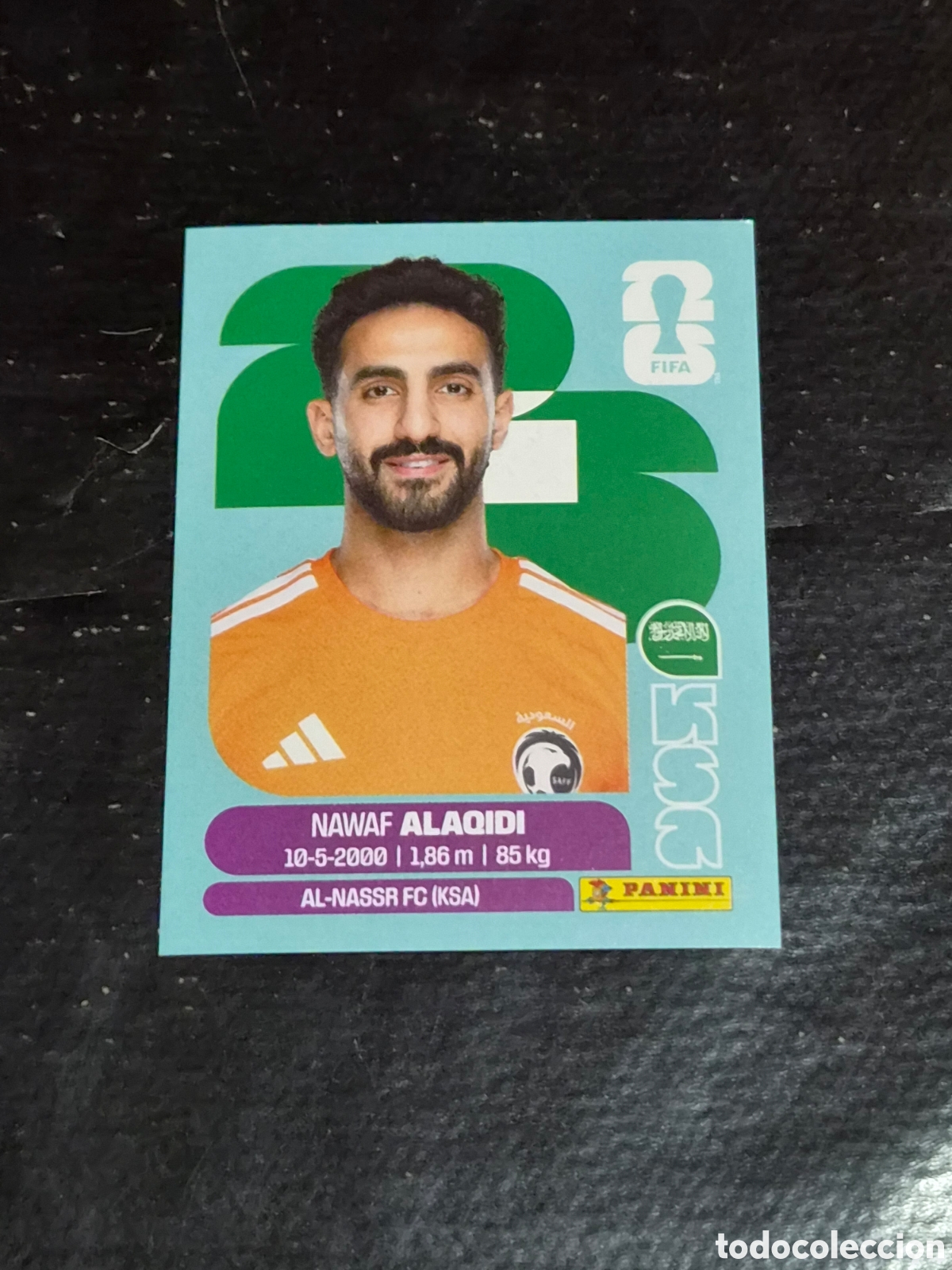 Coleccionismo Cromos antiguos: KSA2 - ALAQIDI , ARABIA SAUDITA FIFA WORLD CUP 2026
