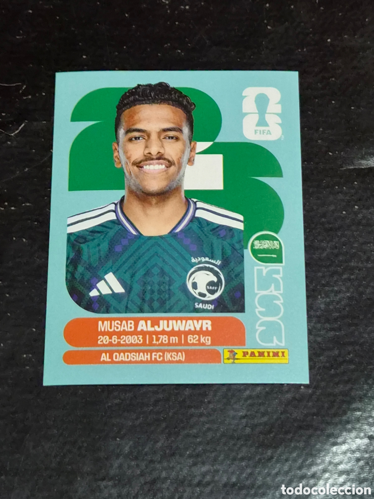 Coleccionismo Cromos antiguos: KSA9 - ALJUWAYR, ARABIA SAUDITA FIFA WORLD CUP 2026