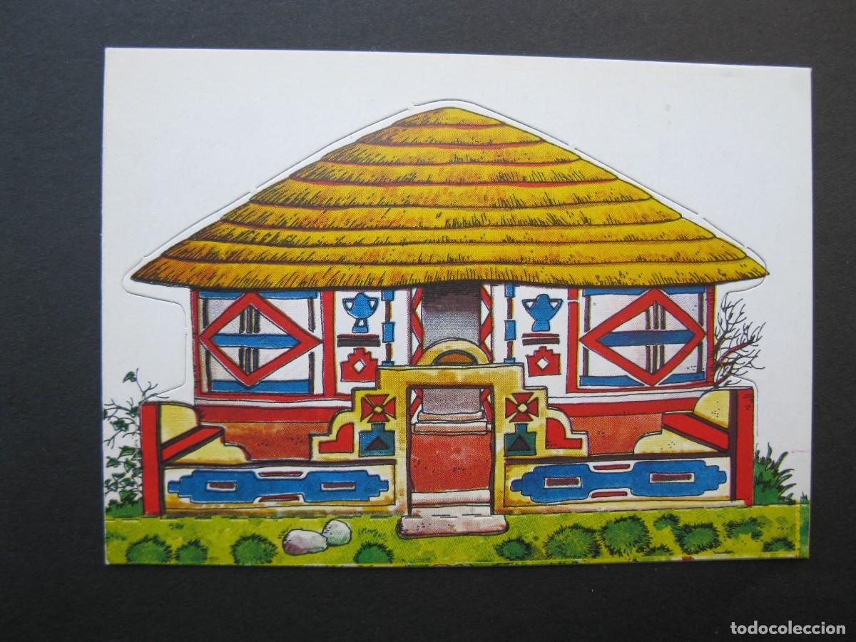 Coleccionismo Cromos antiguos: MIS CASITAS Y SUS HABITANTES - CROMO N&ordm; 49 - CABA&Ntilde;A ZUL&Uacute; - EDICIONES ESTE - NUNCA PEGADO.