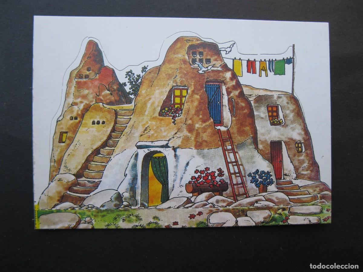 Coleccionismo Cromos antiguos: MIS CASITAS Y SUS HABITANTES - CROMO N&ordm; 46 - CASAS CUEVA - EDICIONES ESTE - NUNCA PEGADO.
