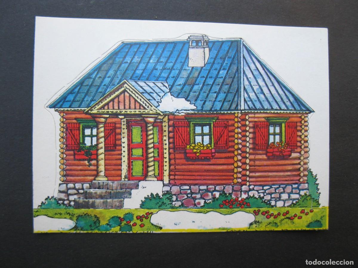 Coleccionismo Cromos antiguos: MIS CASITAS Y SUS HABITANTES - CROMO N&ordm; 41 - CASA CON PORCHE - EDICIONES ESTE - NUNCA PEGADO.