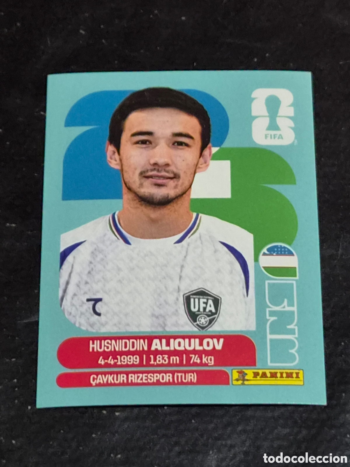 Coleccionismo Cromos antiguos: UZB6 - ALIQULOV , UZBEKIST&Aacute;N FIFA WORLD CUP 2026