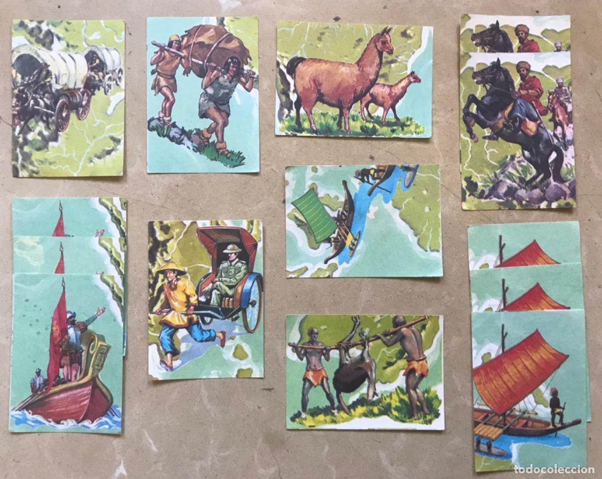 Coleccionismo Cromos antiguos: 14 Cromos BIMBO - UN MUNDO SIN MOTOR - ALBUM LIBRO ADIVINANZAS 2 - Hay repetidos, leer descri