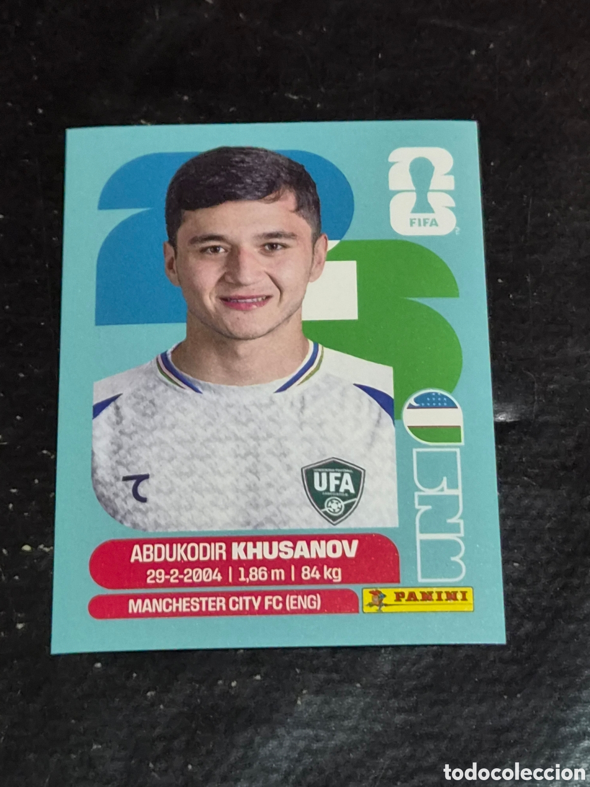 Coleccionismo Cromos antiguos: UZB9 - KHUSANOV , UZBEKIST&Aacute;N FIFA WORLD CUP 2026