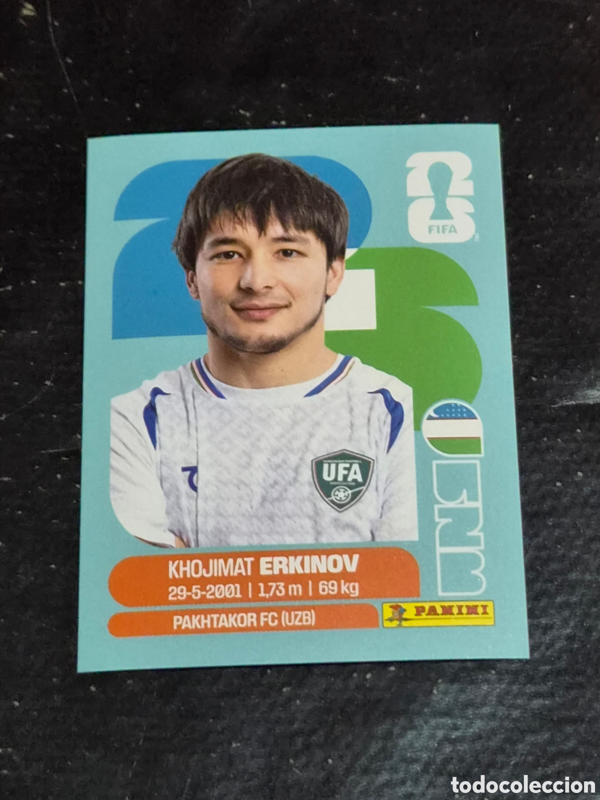 Coleccionismo Cromos antiguos: UZB15 - ERKINOV , UZBEKIST&Aacute;N FIFA WORLD CUP 2026
