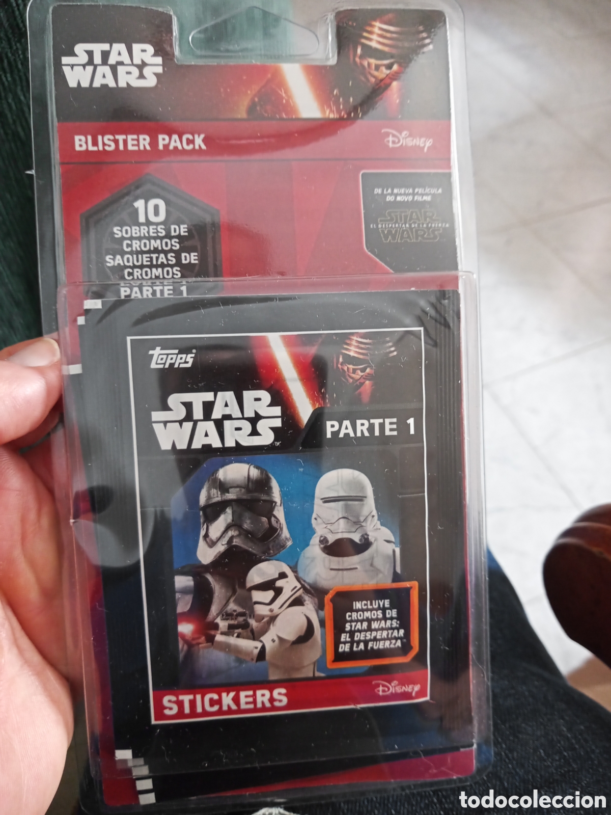 Coleccionismo Cromos antiguos: BLISTER DE CROMOS LAS GUERRAS DE LAS GALAXIAS. 10 SOBRES. SIN ABRIR.