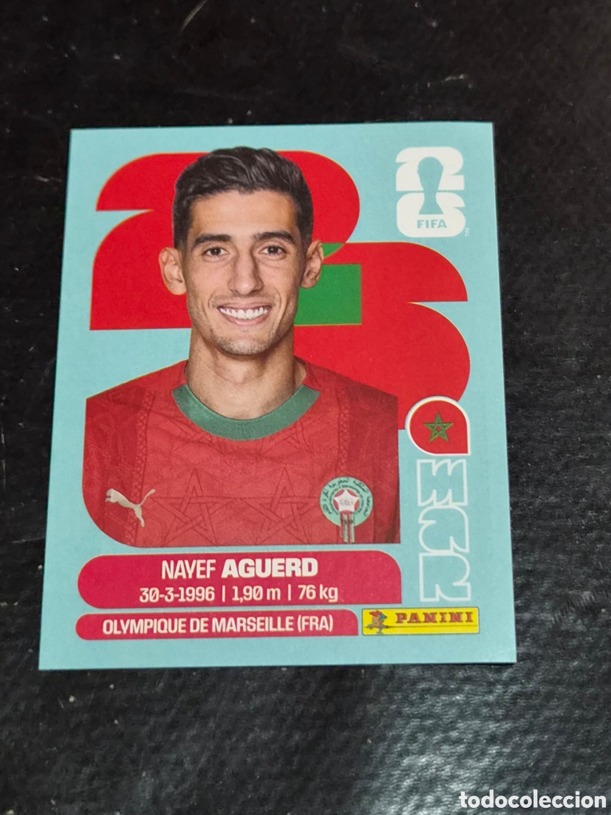 Coleccionismo Cromos antiguos: MAR6 - AGUERD , MARRUECOS FIFA WORLD CUP 2026