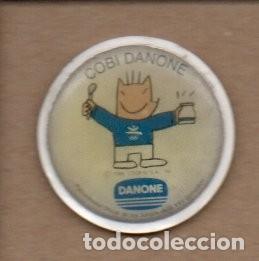 Coleccionismo Cromos antiguos: ANTIGUO CROMO ADHESIVO SILICONA, COBI DANONE 1988- PATROCINADOR DE LOS JUEGOS XXV OLIMPIADA.