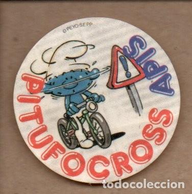 Coleccionismo Cromos antiguos: ANTIGUO CROMO PITUFOCROSS APIS (2) PEYO SEPP