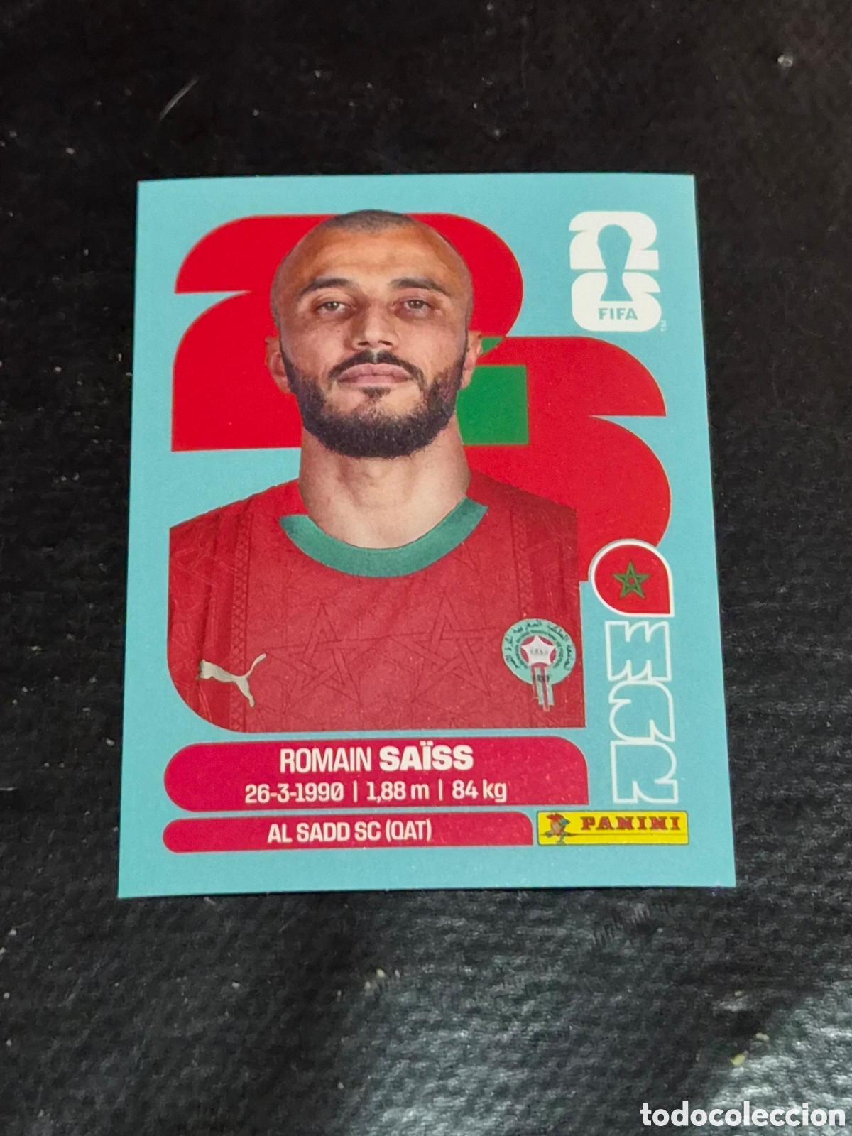 Coleccionismo Cromos antiguos: MAR7 - SAISS , MARRUECOS FIFA WORLD CUP 2026