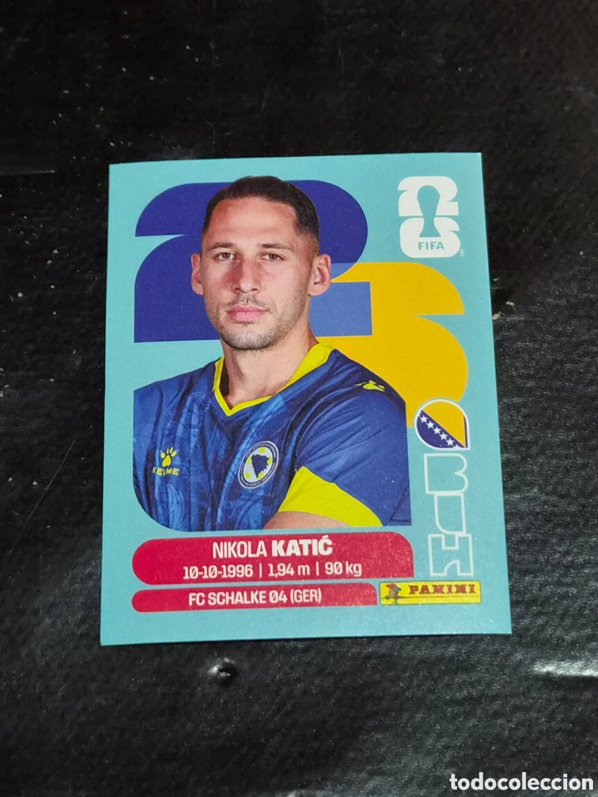 Coleccionismo Cromos antiguos: BIH7 - KATIC , BOSNIA FIFA WORLD CUP 2026