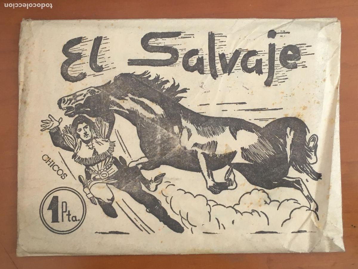 Collectionnisme Cartes &agrave; collectionner anciennes: el salvaje sobre sorpresa sin abrir cerrado cromos postales tebeos modelo blanco
