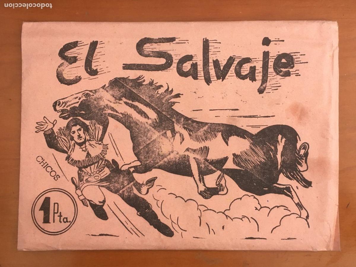 Coleccionismo Cromos antiguos: el salvaje sobre sorpresa sin abrir cerrado cromos postales tebeos modelo naranja