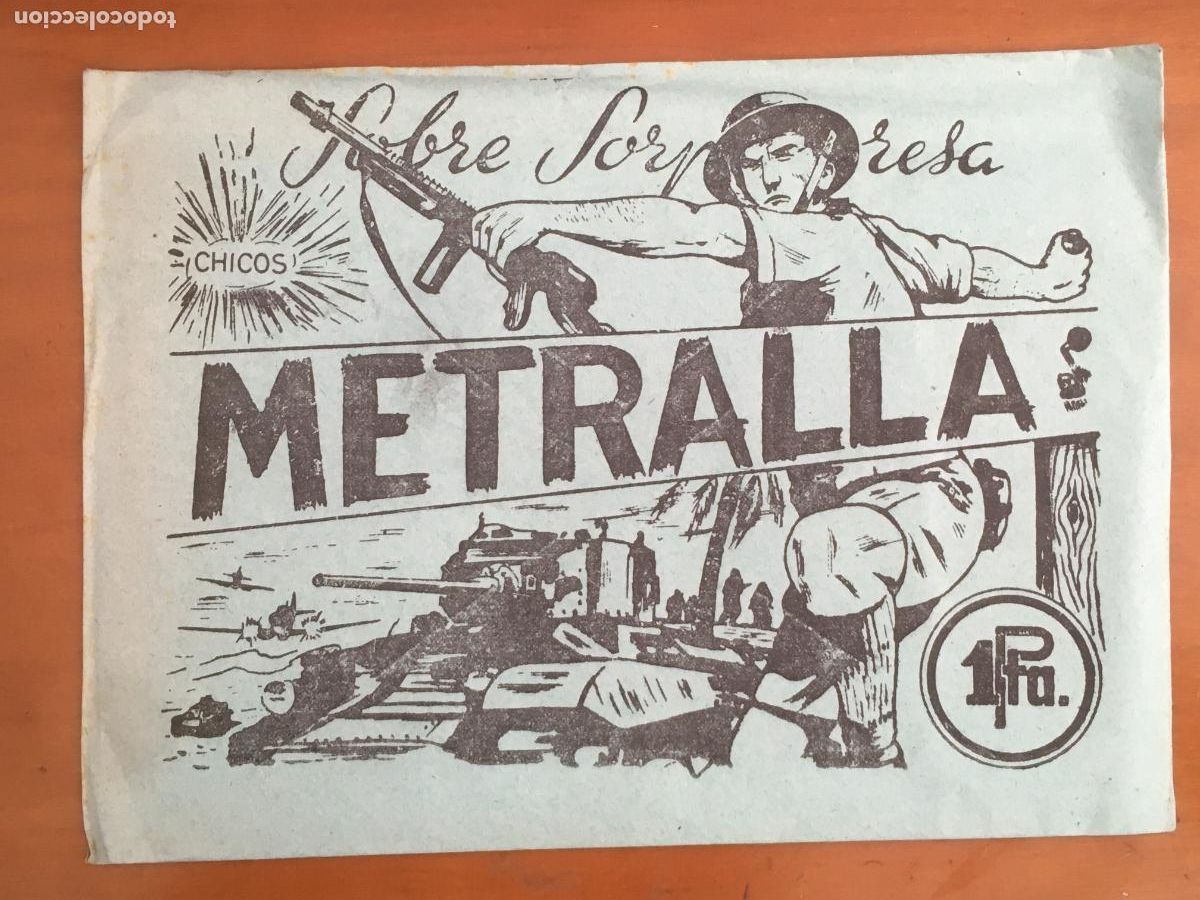 Coleccionismo Cromos antiguos: metralla sobre sorpresa sin abrir cerrado cromos postales tebeos