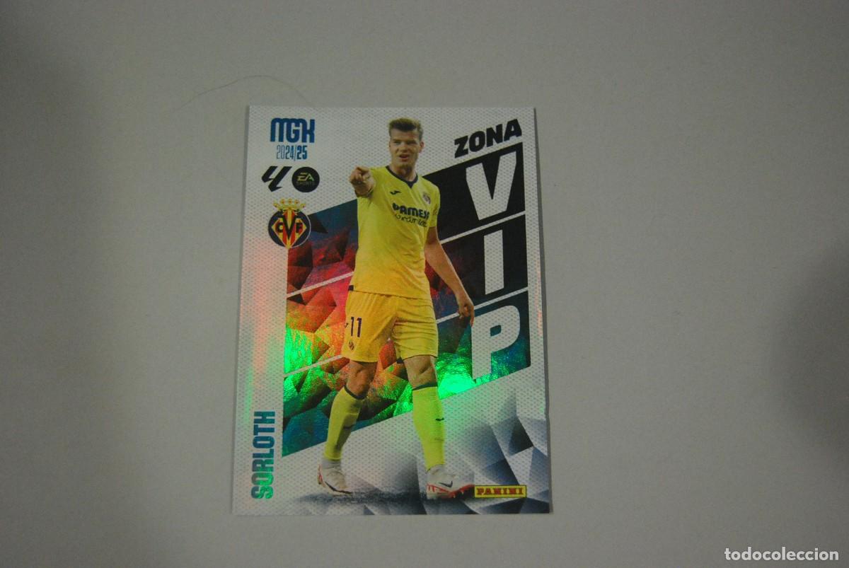 Coleccionismo Cromos antiguos: SORLOTH DEL VILLAREAL ZONA VIP MGK MEGACRACKS LIGA 2024-2025 PANINI