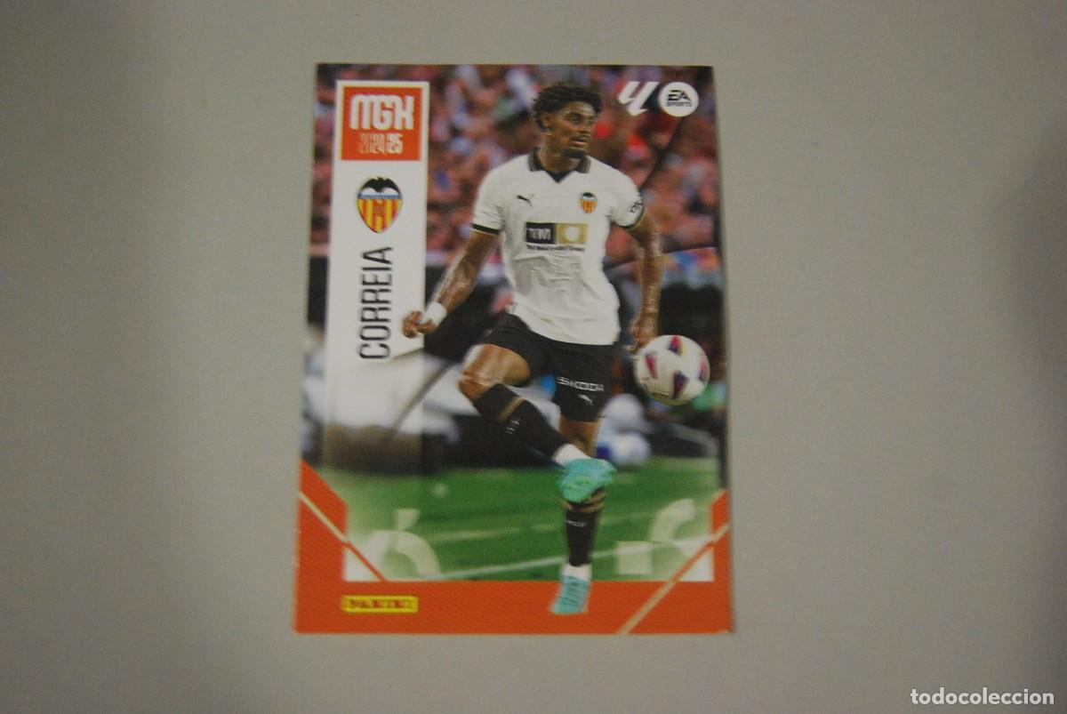 Coleccionismo Cromos antiguos: CORREIA DEL VALENCIA C.F., MGK MEGACRACKS LIGA 2024-2025 PANINI