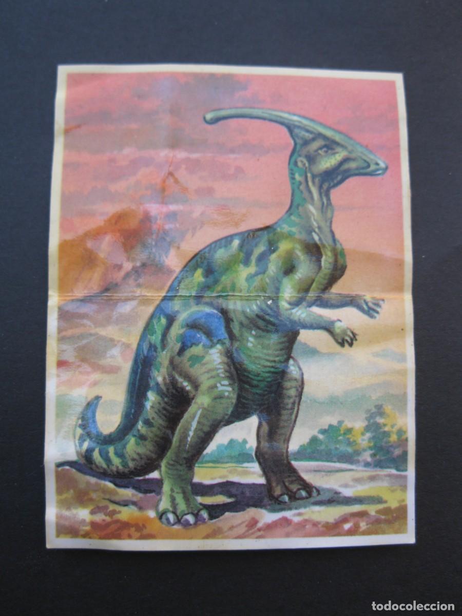 Coleccionismo Cromos antiguos: LOS AUT&Eacute;NTICOS CROMOS DE LOS DINOSAURIOS - CROMO N&ordm; 54 - PARASAUROLOPHUS - BOLLYCAO - NUNCA PEGADO.