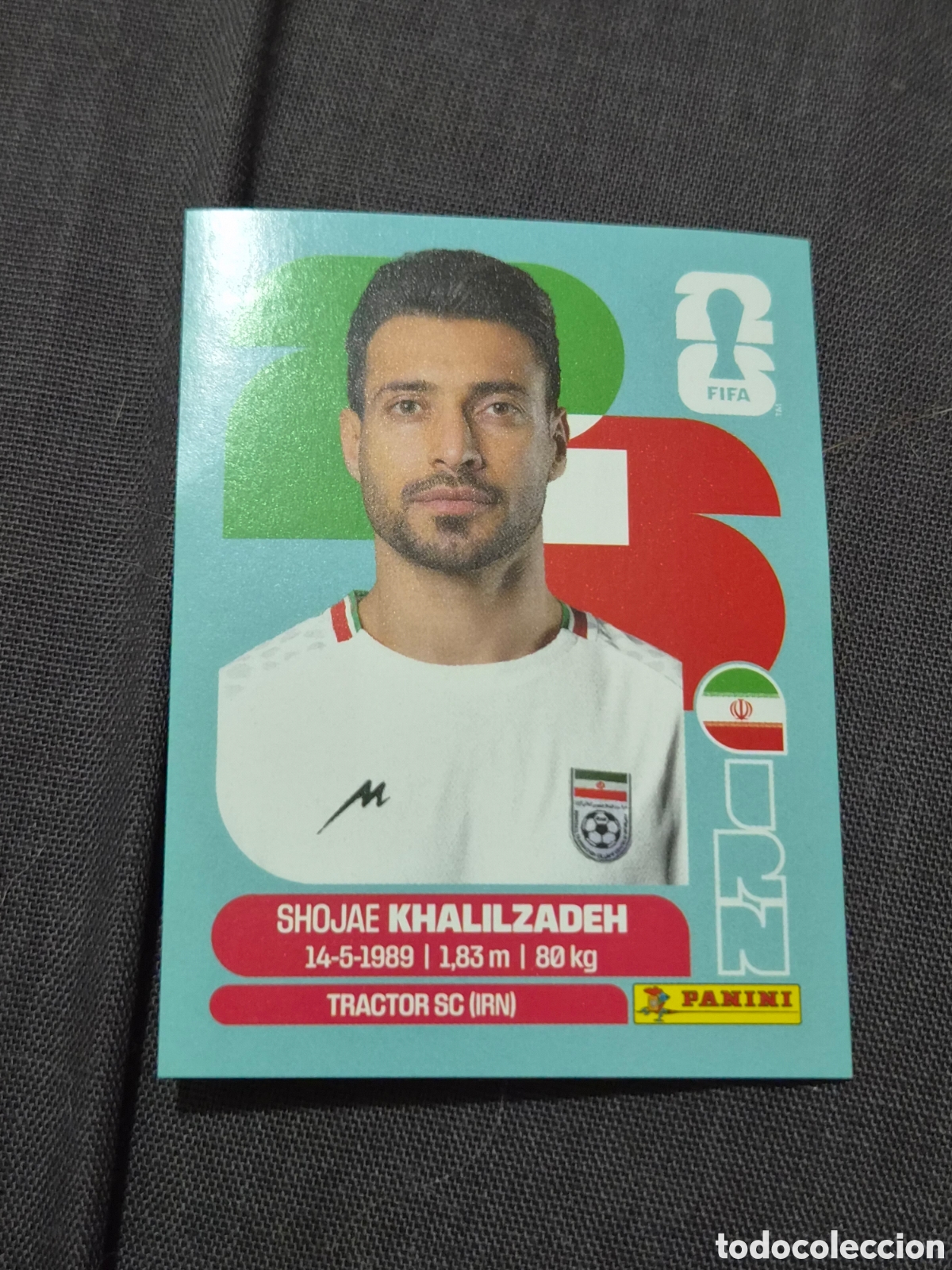 Coleccionismo Cromos antiguos: IRN6 - KHALILZADEH , IRAN FIFA WORLD CUP 2026