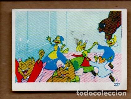 Coleccionismo Cromos antiguos: ANTIGUO CROMO N&ordm; 237, LOS RATONES DE LA CENICIENTA.