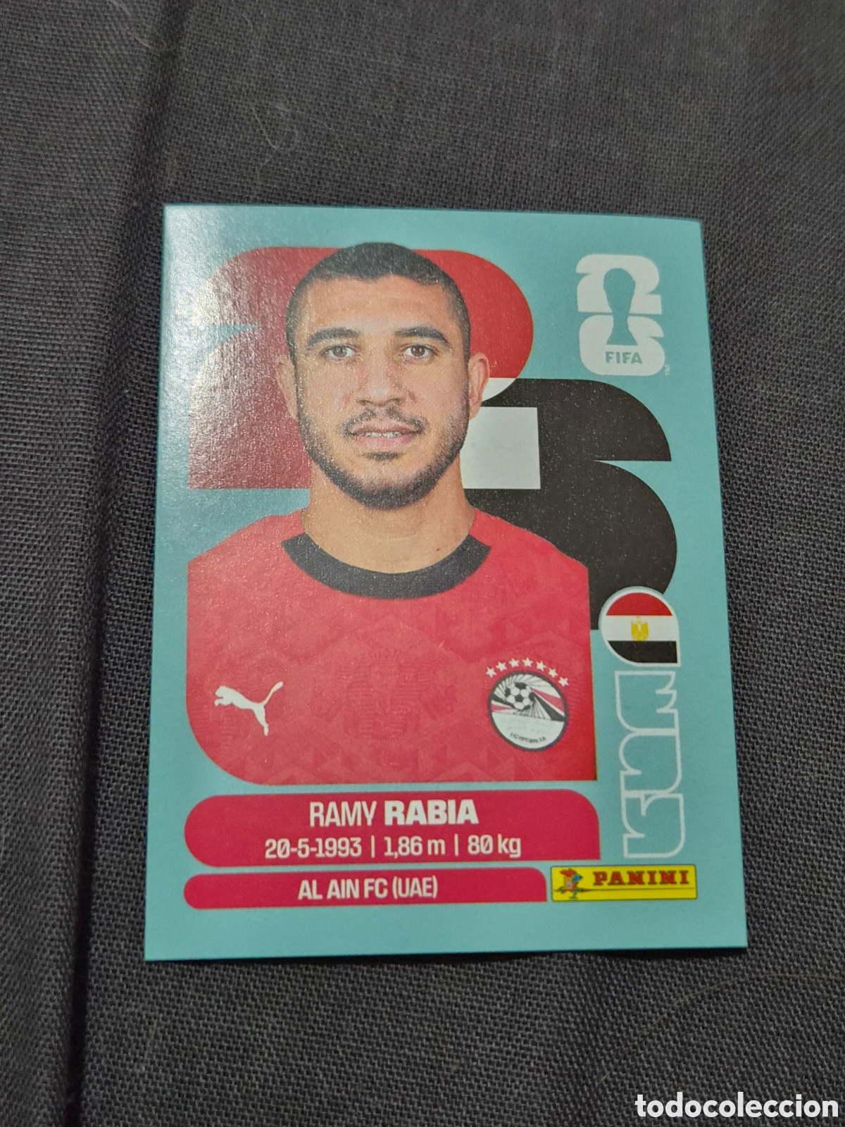 Coleccionismo Cromos antiguos: EGY7 - RABIA , EGIPTO FIFA WORLD CUP 2026