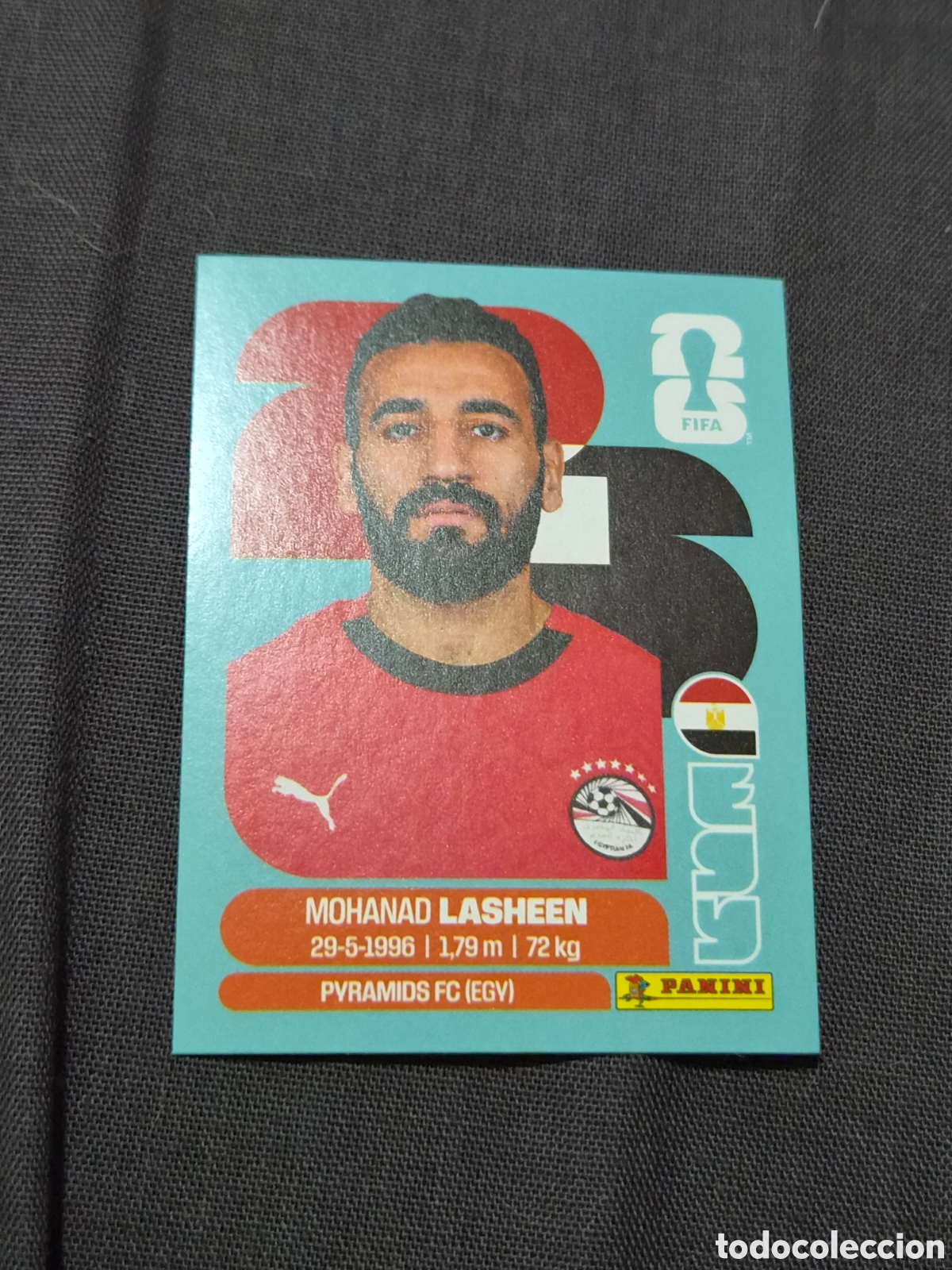 Coleccionismo Cromos antiguos: EGY14 - LASHEEN , EGIPTO FIFA WORLD CUP 2026
