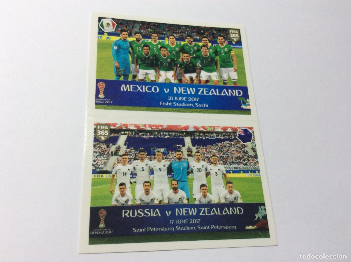 Coleccionismo Cromos antiguos: 15 M&eacute;xico Nueva Zelanda FIFA 365 2018 PANINI