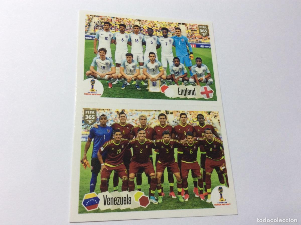 Coleccionismo Cromos antiguos: 124 Inglaterra Venezuela FIFA 365 2018 PANINI