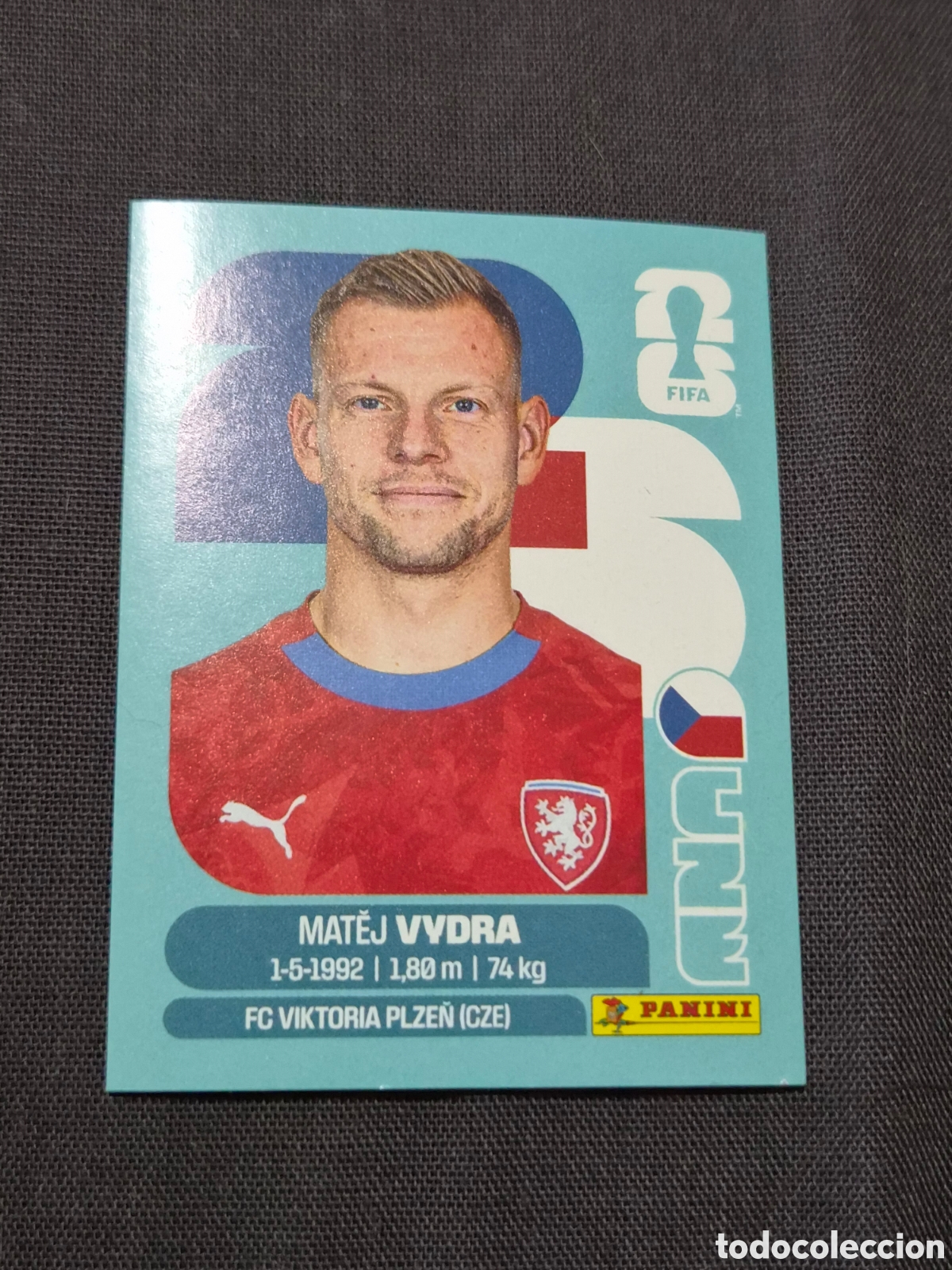Coleccionismo Cromos antiguos: CZE15 - VYDRA , REP&Uacute;BLICA CHECA FIFA WORLD CUP 2026