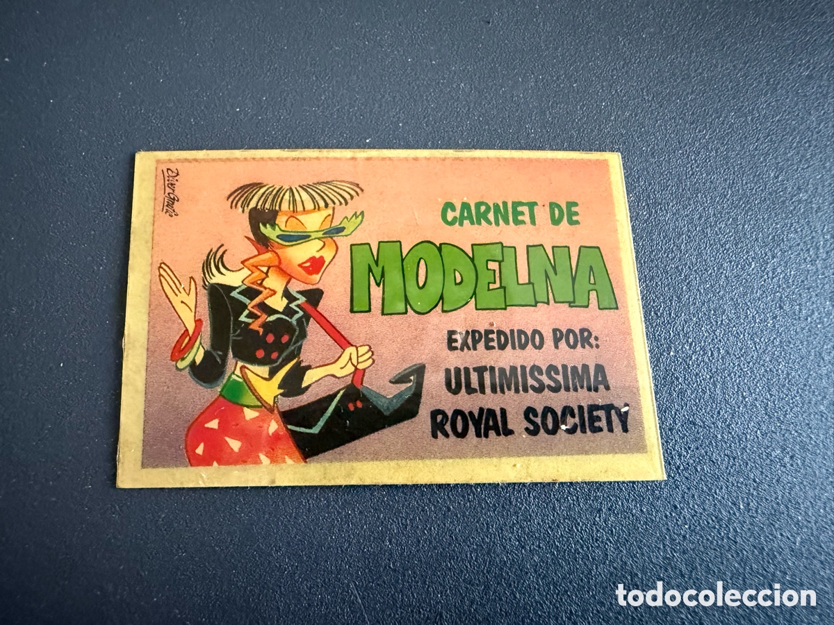 Coleccionismo Cromos antiguos: Cromo BOLLYCAO. Carnet de Moderna