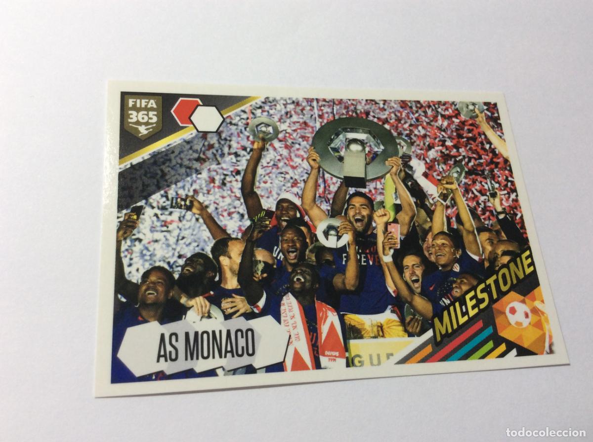 Coleccionismo Cromos antiguos: 383 AS Monaco Milestones FIFA 365 2018 PANINI