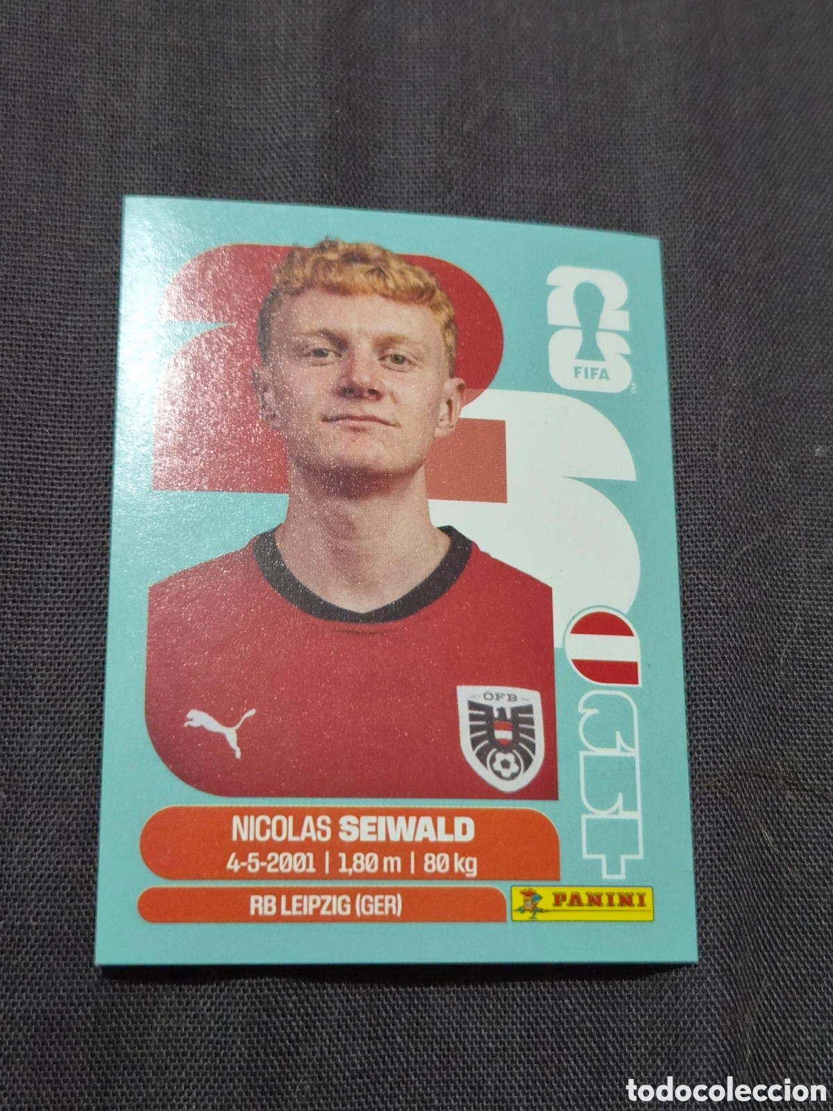 Coleccionismo Cromos antiguos: AUT15 - SEIWALD , AUSTRIA FIFA WORLD CUP 2026