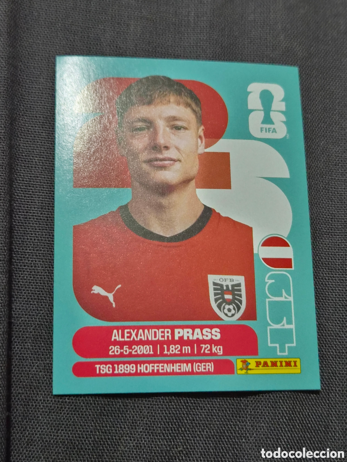 Coleccionismo Cromos antiguos: AUT9 - PRASS , AUSTRIA FIFA WORLD CUP 2026